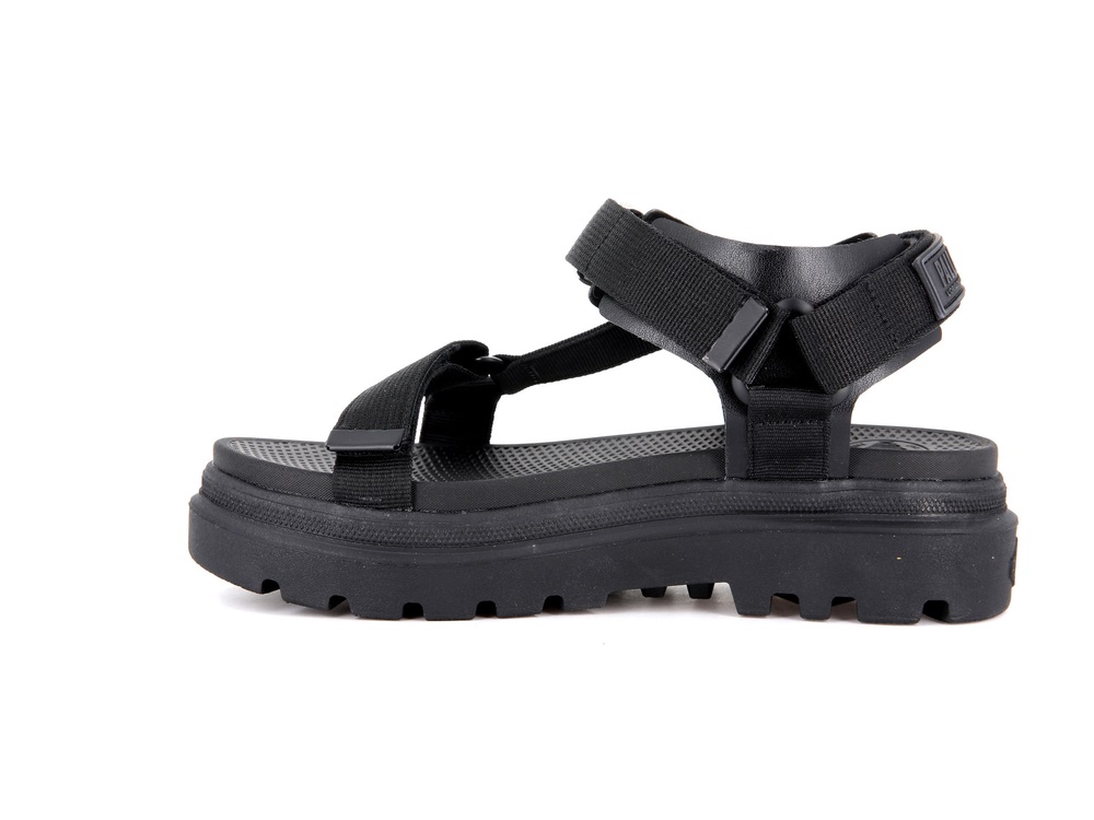 Sandalia Palladium PALLACRUISE STRAP Mujer Negras | Costa Rica-21870